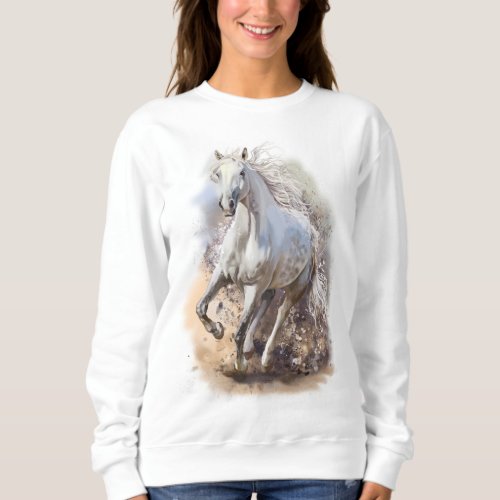 White Horse Gallop Sweatshirt