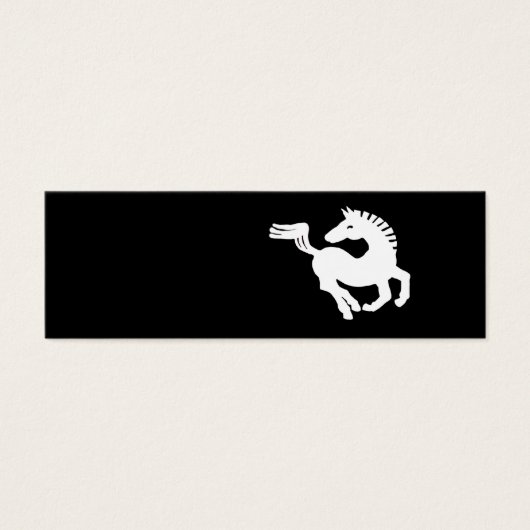 White horse galloping (Front)