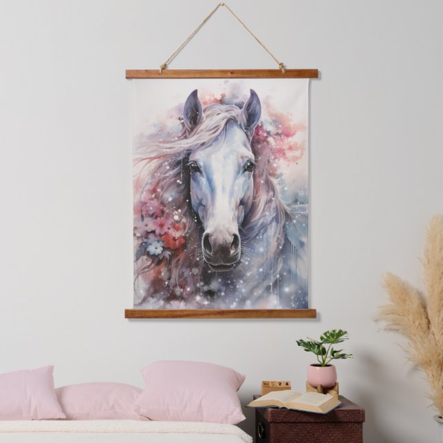 White Horse Hanging Tapestry (Bedroom)