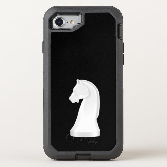 WHITE HORSE HEAD OTTERBOX iPhone CASE (Back)