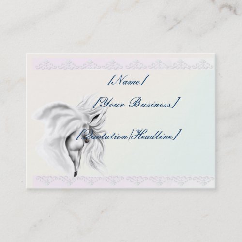 White Horse Head profilecard_chubby_horizontal,... Business Card