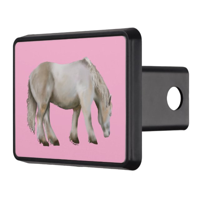 White Horse Hitch Cover (Left)