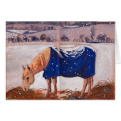 White Horse in the Snow (Front Horizontal)