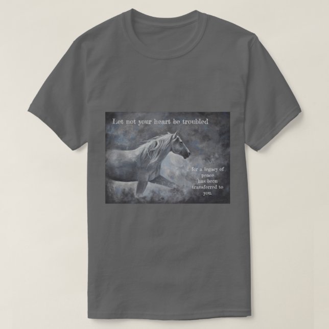 White Horse Inspirational T-shirt (Design Front)
