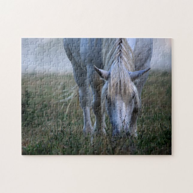 White Horse Jigsaw Puzzle (Horizontal)