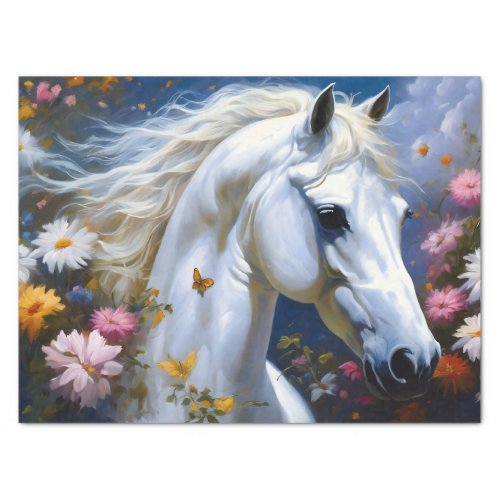 White horse majesty v1 tissue paper