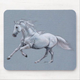 White Horse Mousepad