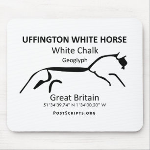 White Horse of Uffington Mouse Pad
