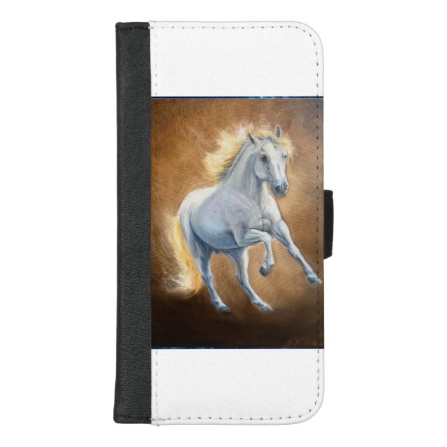 White Horse Original Art iPhone Case (Front)