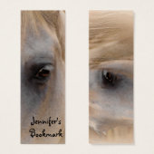 White Horse Portrait Bookmark (Front & Back)
