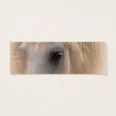 White Horse Portrait Bookmark (Back)