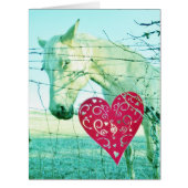 White Horse Red Heart Valentine (Front)