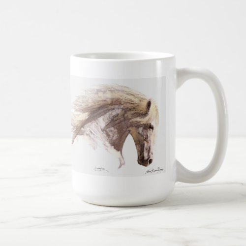 White Horse Stallion Fine Art Mug