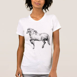 White horse tee