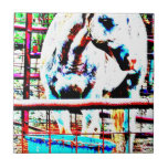 White Horse Tile<br><div class="desc">White Horse design created by Jessie Wright</div>