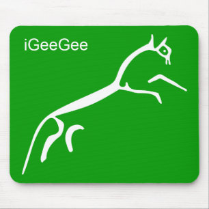 White Horse (Uffington Castle) - iGeeGee Mouse Pad