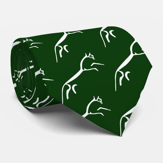 White Horse (Uffington Castle) v2 Tie (Rolled)