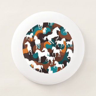 White Horses Abstract Wham-O Frisbee