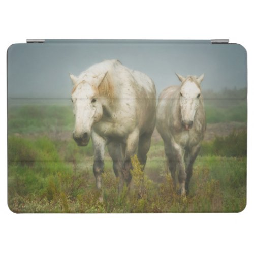 White Horses of Camargue in Field iPad Air Cover