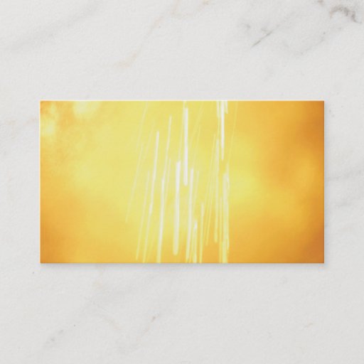 Customizable white hot streaks business card