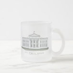 White House 10oz Glass Mug
