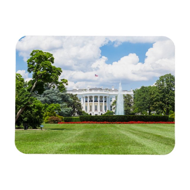 White House 1 Magnet (Horizontal)