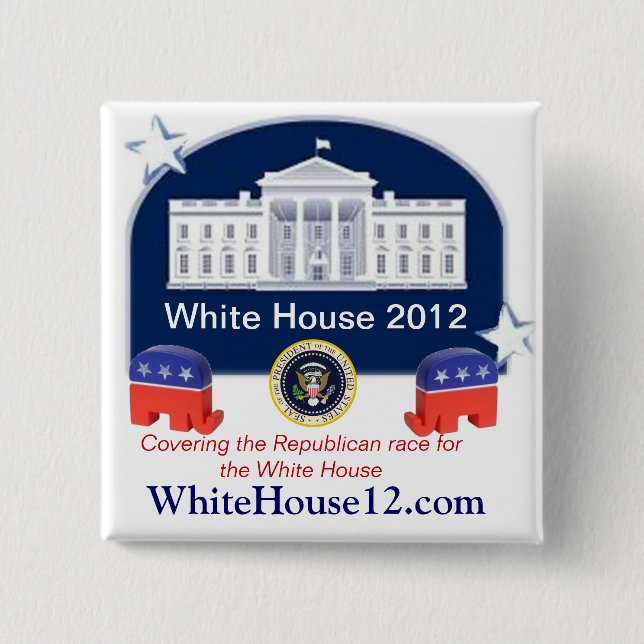 White House 2012 Pinback Button (Front)