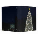 White House and National Tree Christmas Holiday DC 3 Ring Binder