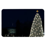 White House and National Tree Christmas Holiday DC Magnet