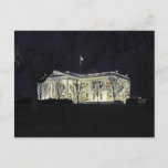 White House at Night Washington DC 003 Postcard