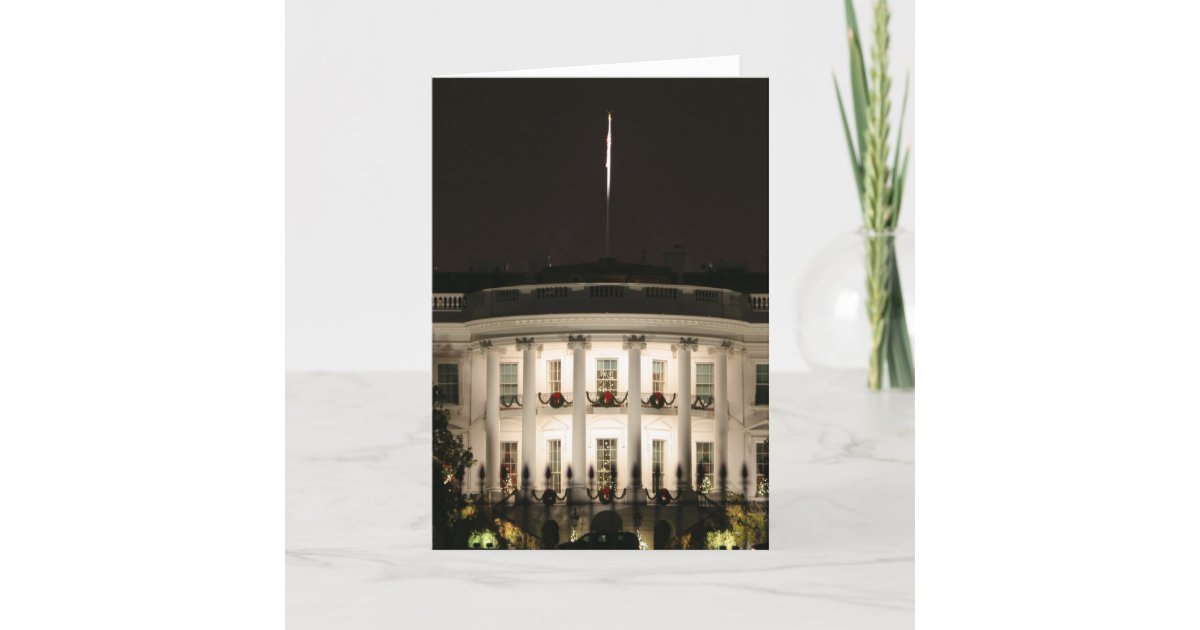 White House celebrates Christmas Holiday Card Zazzle