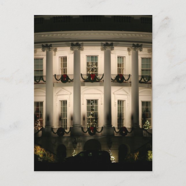 White House celebrates Christmas Holiday Postcard (Front)