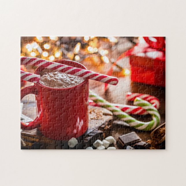 White House Christmas Lights Complex Jigsaw Puzzle (Horizontal)