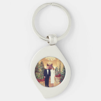 White House Christmas President Donald Trump Keychain