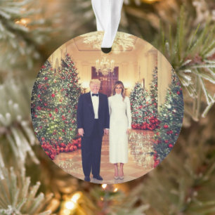 White House Christmas President Donald Trump  Ornament