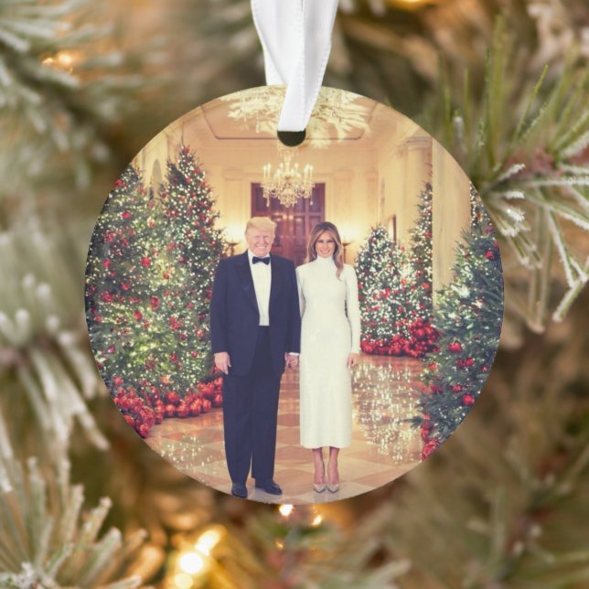 White House Christmas President Donald Trump  Ornament (Tree)