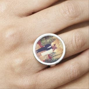 White House Christmas President Donald Trump Ring