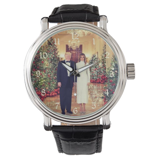 White House Christmas President Donald Trump  Watch (Front)