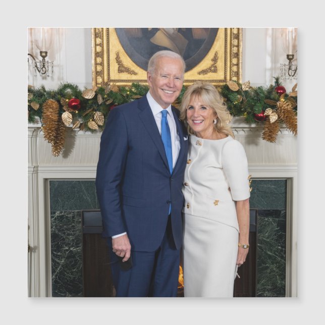 White House Christmas President Joe Biden Photo (Front)