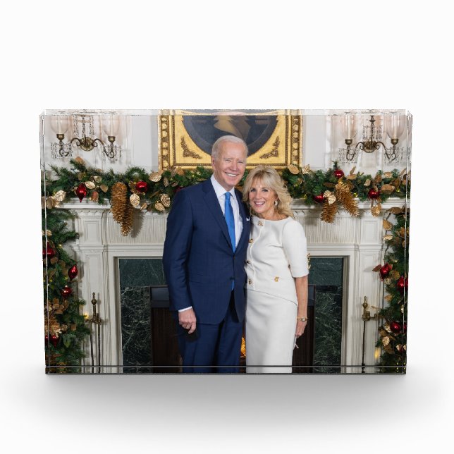 White House Christmas President Joe Biden Photo (Front)