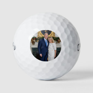 White House Christmas President Joe Biden Photo Golf Balls