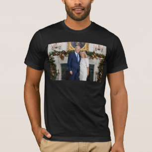 White House Christmas President Joe Biden Photo T-Shirt