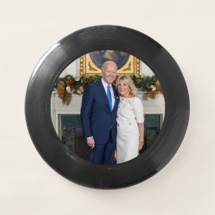 White House Christmas President Joe Biden Photo Wham-O Frisbee