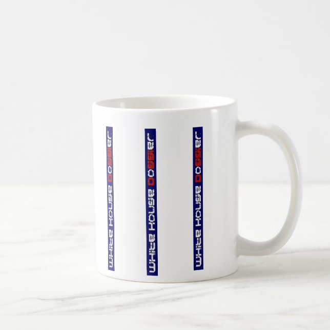 White House Dossier striped mug (Right)