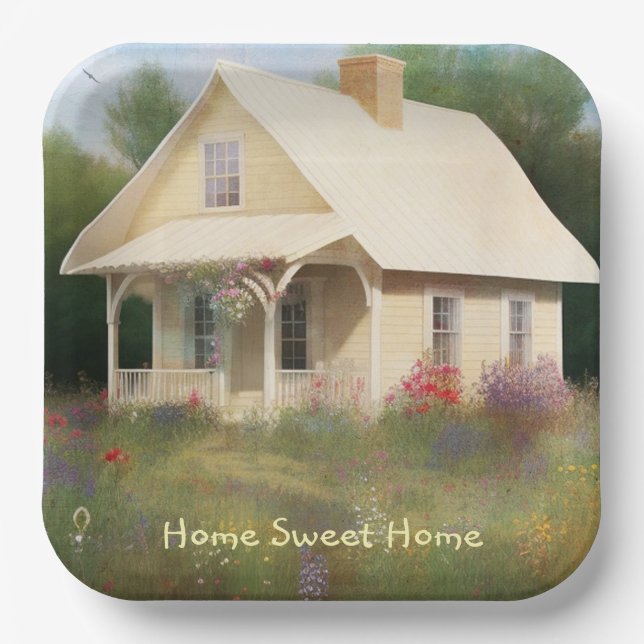 White House Housewarming Paper Plates (Front)