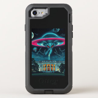 White House Invasion OtterBox Defender iPhone SE/8/7 Case