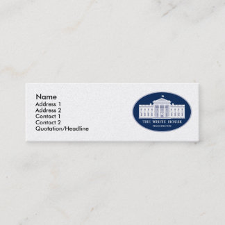 White House Mini Business Card