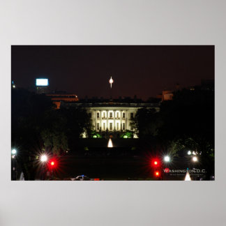 White House - Night Poster