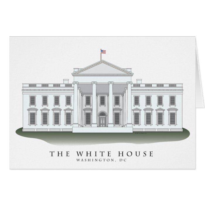 White House Notecards Greeting Card