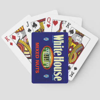 White House Nuts Playing Cards